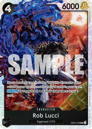 Rob Lucci (EB04-048) [Adventure on Kami's Island] Foil One Piece Single Bandai