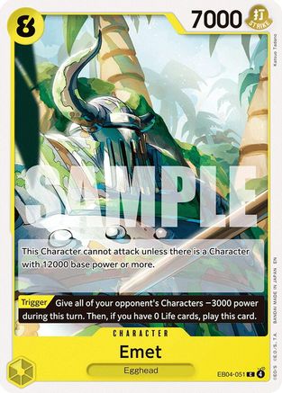 Emet (EB04-051) [Adventure on Kami's Island] One Piece Single Bandai