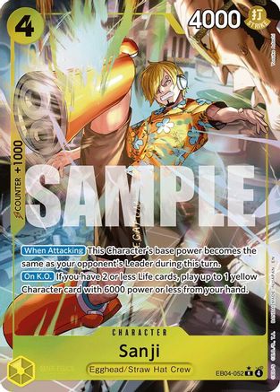 Sanji (EB04-052) (Alternate Art) (EB04-052) [Adventure on Kami's Island] Foil One Piece Single Bandai