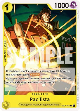 Pacifista (EB04-056) [Adventure on Kami's Island] One Piece Single Bandai
