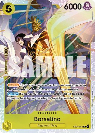 Borsalino (EB04-058) [Adventure on Kami's Island] Foil One Piece Single Bandai