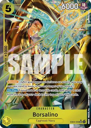 Borsalino (Alternate Art) (EB04-058) [Adventure on Kami's Island] Foil One Piece Single Bandai