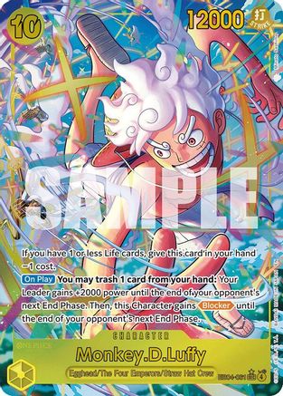 Monkey.D.Luffy (EB04-061) (Alternate Art) (EB04-061) [Adventure on Kami's Island] Foil One Piece Single Bandai