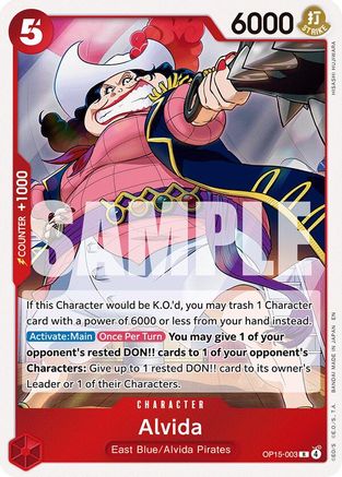 Alvida (OP15-003) [Adventure on Kami's Island] Foil One Piece Single Bandai