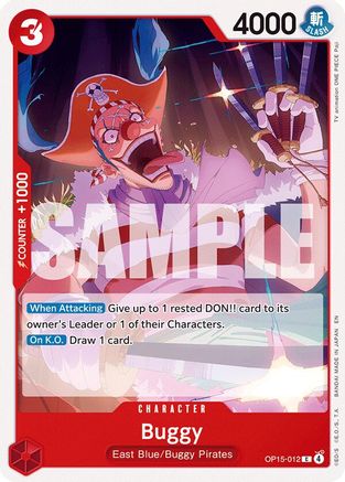 Buggy (OP15-012) [Adventure on Kami's Island] One Piece Single Bandai