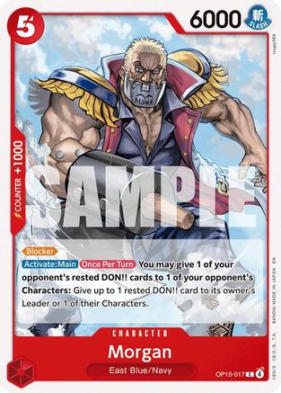 Morgan (OP15-017) [Adventure on Kami's Island] One Piece Single Bandai