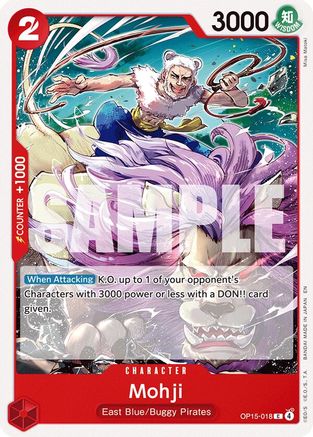 Mohji (OP15-018) [Adventure on Kami's Island] One Piece Single Bandai