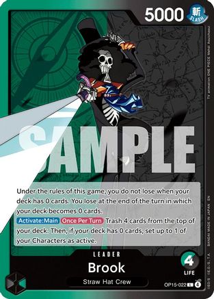 Brook (OP15-022) (OP15-022) [Adventure on Kami's Island] One Piece Single Bandai