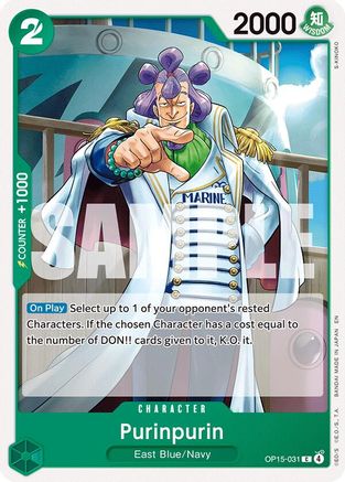 Purinpurin (OP15-031) [Adventure on Kami's Island] One Piece Single Bandai