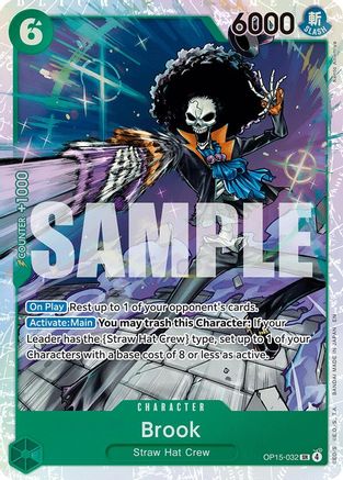 Brook (OP15-032) (OP15-032) [Adventure on Kami's Island] Foil One Piece Single Bandai
