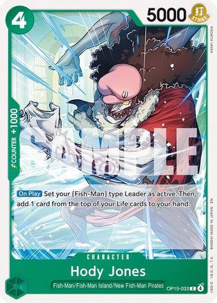 Hody Jones (OP15-033) [Adventure on Kami's Island] One Piece Single Bandai