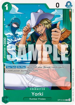 Yorki (OP15-034) [Adventure on Kami's Island] One Piece Single Bandai
