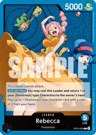 Rebecca (OP15-039) (OP15-039) [Adventure on Kami's Island] One Piece Single Bandai