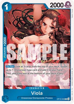 Viola (OP15-040) [Adventure on Kami's Island] Foil One Piece Single Bandai