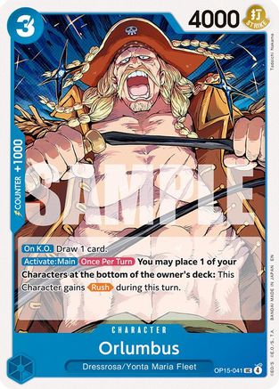 Orlumbus (OP15-041) [Adventure on Kami's Island] One Piece Single Bandai