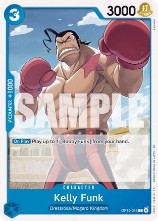 Kelly Funk (OP15-043) [Adventure on Kami's Island] One Piece Single Bandai
