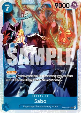 Sabo (OP15-046) [Adventure on Kami's Island] Foil One Piece Single Bandai