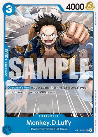Monkey.D.Luffy (OP15-051) (OP15-051) [Adventure on Kami's Island] One Piece Single Bandai