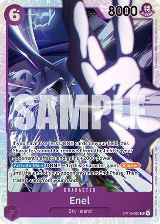 Enel (OP15-060) (OP15-060) [Adventure on Kami's Island] Foil One Piece Single Bandai