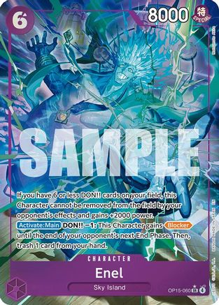Enel (OP15-060) (Alternate Art) (OP15-060) [Adventure on Kami's Island] Foil One Piece Single Bandai
