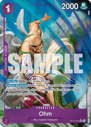 Ohm (Alternate Art) (OP15-061) [Adventure on Kami's Island] Foil One Piece Single Bandai