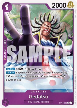 Gedatsu (OP15-063) [Adventure on Kami's Island] Foil One Piece Single Bandai