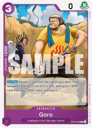 Goro (OP15-065) [Adventure on Kami's Island] One Piece Single Bandai