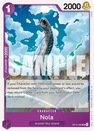 Nola (OP15-069) [Adventure on Kami's Island] One Piece Single Bandai