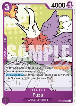 Fuza (OP15-070) [Adventure on Kami's Island] One Piece Single Bandai