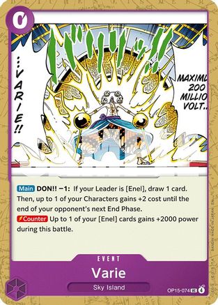 Varie (OP15-074) [Adventure on Kami's Island] One Piece Single Bandai