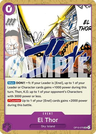 El Thor (OP15-075) [Adventure on Kami's Island] One Piece Single Bandai