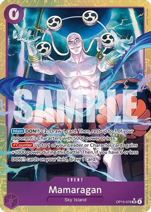 Mamaragan (Alternate Art) (OP15-078) [Adventure on Kami's Island] Foil One Piece Single Bandai