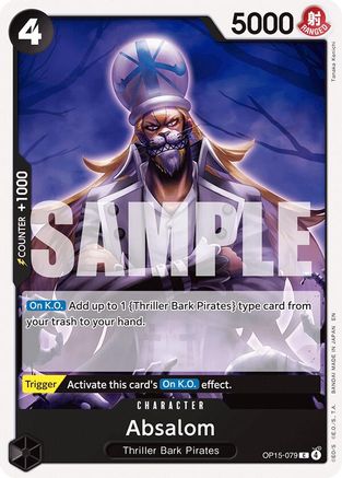 Absalom (OP15-079) [Adventure on Kami's Island] One Piece Single Bandai