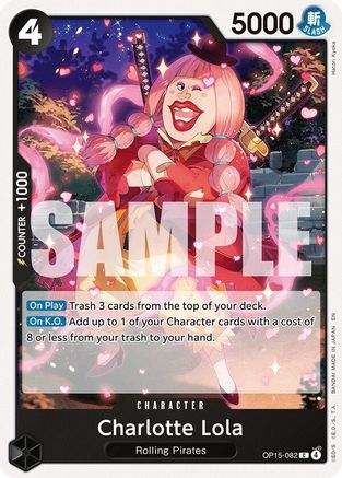 Charlotte Lola (OP15-082) [Adventure on Kami's Island] One Piece Single Bandai