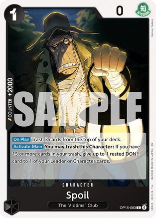 Spoil (OP15-083) [Adventure on Kami's Island] One Piece Single Bandai