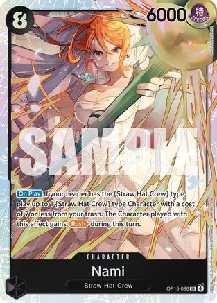 Nami (OP15-086) (OP15-086) [Adventure on Kami's Island] Foil One Piece Single Bandai