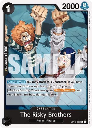 The Risky Brothers (OP15-093) [Adventure on Kami's Island] One Piece Single Bandai