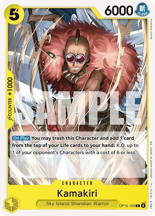Kamakiri (OP15-100) [Adventure on Kami's Island] One Piece Single Bandai
