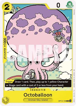 Octoballoon (OP15-106) [Adventure on Kami's Island] One Piece Single Bandai