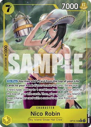 Nico Robin (OP15-109) (Alternate Art) (OP15-109) [Adventure on Kami's Island] Foil One Piece Single Bandai