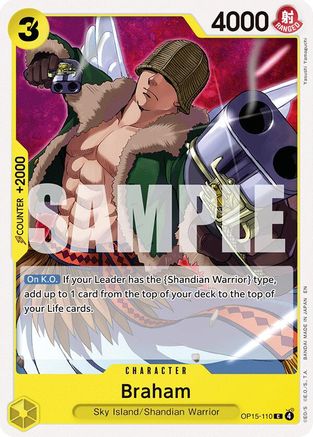 Braham (OP15-110) [Adventure on Kami's Island] One Piece Single Bandai