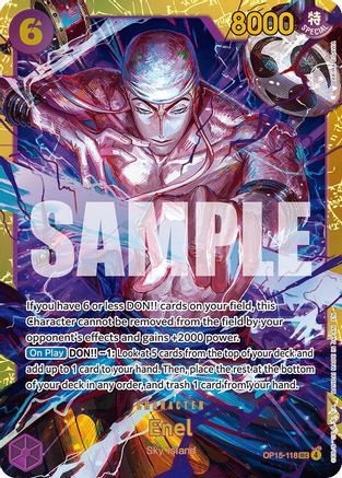Enel (OP15-118) (OP15-118) [Adventure on Kami's Island] Foil One Piece Single Bandai