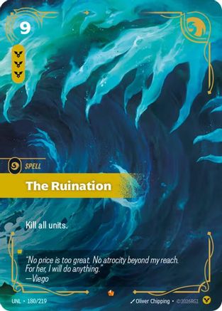 The Ruination (180/219) [Unleashed] Foil Riftbound Singles Riot Games