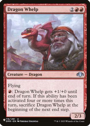 Dragon Whelp (DMR) (LIST-120) [Mystery Booster] The List Reprints MTG Single Wizards of the Coast