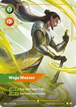 Master Yi - Wuju Master (Overnumbered) (231/219) [Unleashed] Foil Riftbound Singles Riot Games