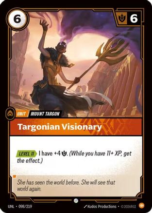Targonian Visionary (098/219) [Unleashed] Foil Riftbound Singles Riot Games