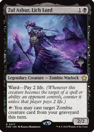 Zul Ashur, Lich Lord (PPECL-077) [Promo Pack: Lorwyn Eclipsed] MTG Single Wizards of the Coast