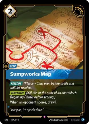 Sumpworks Map (085/219) [Unleashed] Foil Riftbound Singles Riot Games