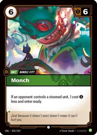 Monch (035/219) [Unleashed] Foil Riftbound Singles Riot Games