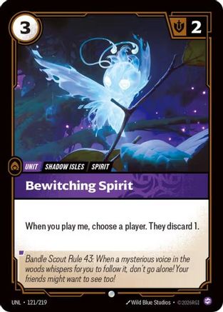 Bewitching Spirit (121/219) [Unleashed] Foil Riftbound Singles Riot Games